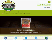 Tablet Screenshot of earths-goodness.com